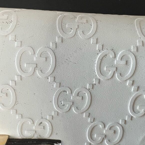 Gucci gucisima Bowie 388679 off white long wallet - Picture 12 of 14